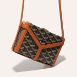 Goyard Minaudière Trunk Bag Black and Brown - Image 2